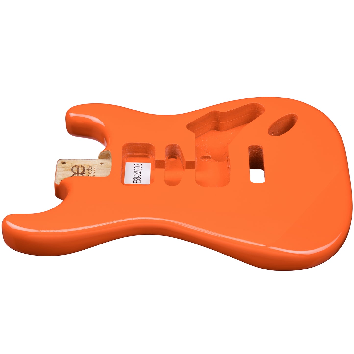 AE Guitars® S-Style Paulownia Replacement Guitar Body Capri Orange