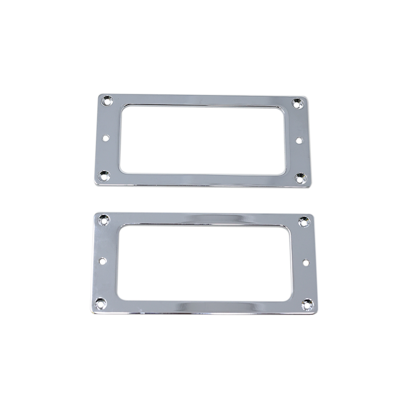 Chrome Metal Mounting Rings (2) for Artec MVH6 Filtertron Humbucker Pickup