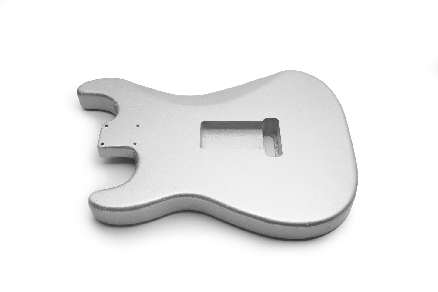 AE Guitars® S-Style Paulownia Replacement Guitar Body Silver Flake