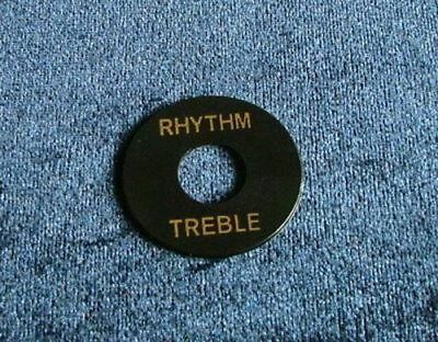 Black Rhythm/Treble Switch Surround for LP Guitar