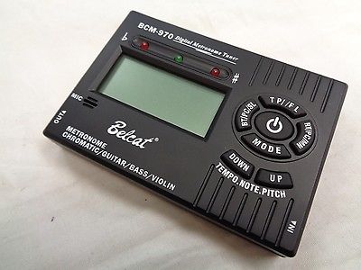The Belcat BCM970 Digital Metronome and Tuner