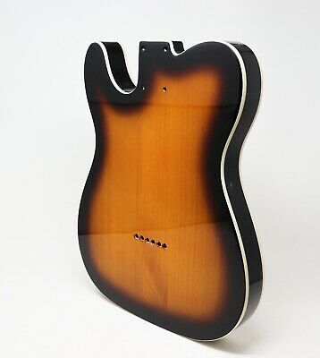 AE Guitars® T-Style Alder Replacement Guitar Body Sunburst with Binding