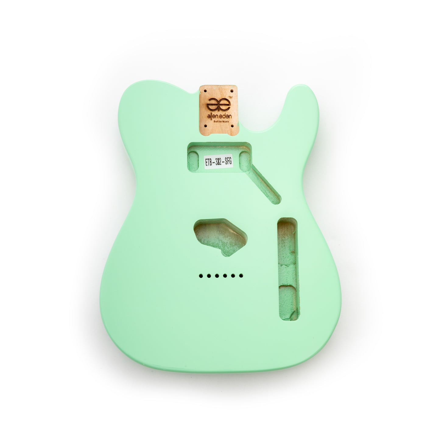 AE Guitars® T-Style Paulownia Replacement Guitar Body Seafoam Green