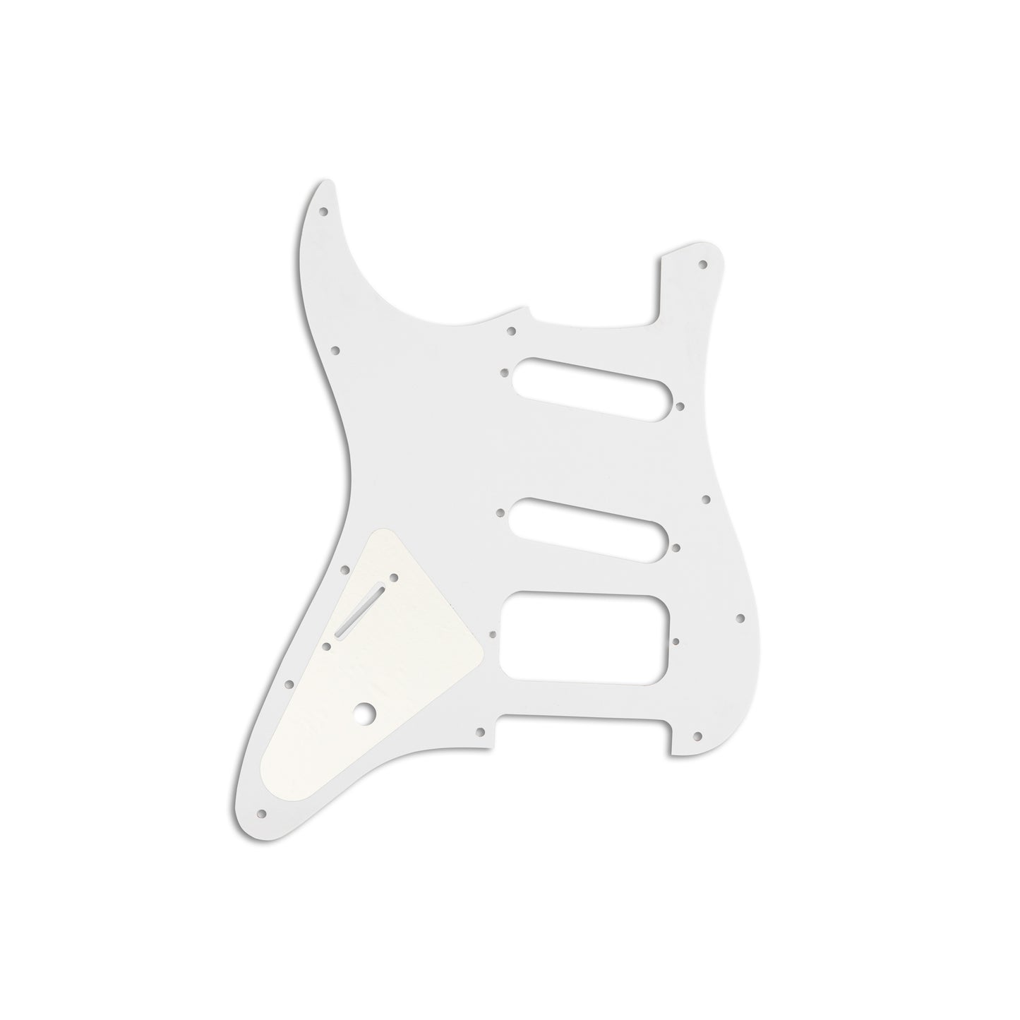 Jake E Lee Style White Pickguard for S-Style Guitar SSH