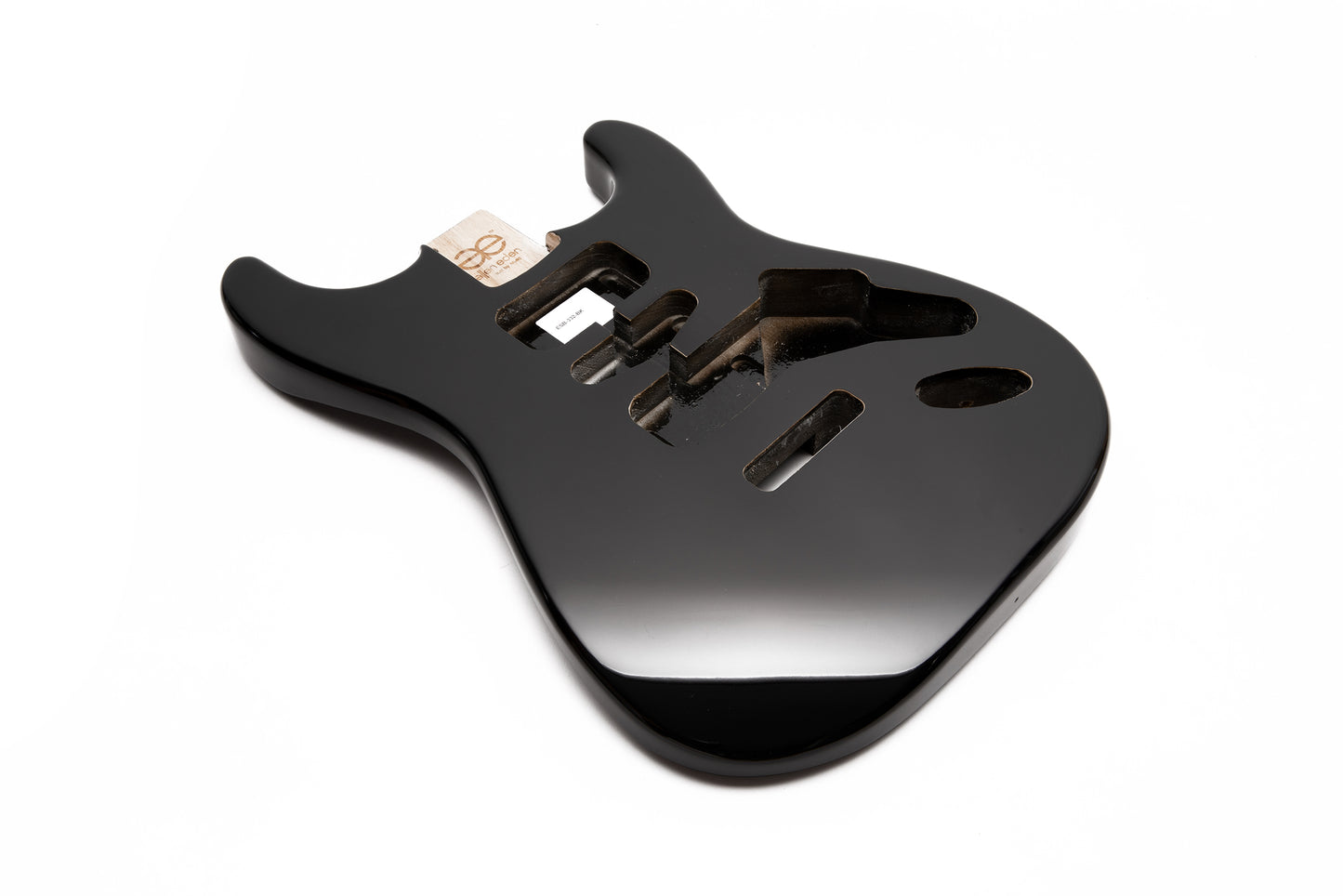AE Guitars® S-Style Paulownia Replacement Guitar Body Black