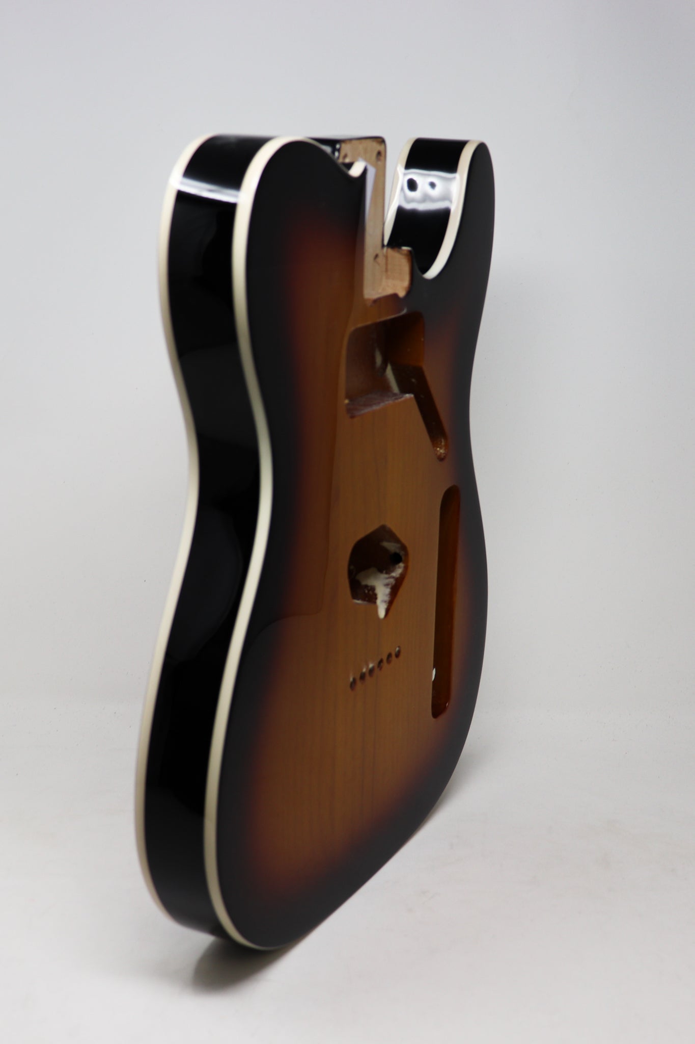 AE Guitars® T-Style Alder Replacement Guitar Body Dark Sunburst with Binding