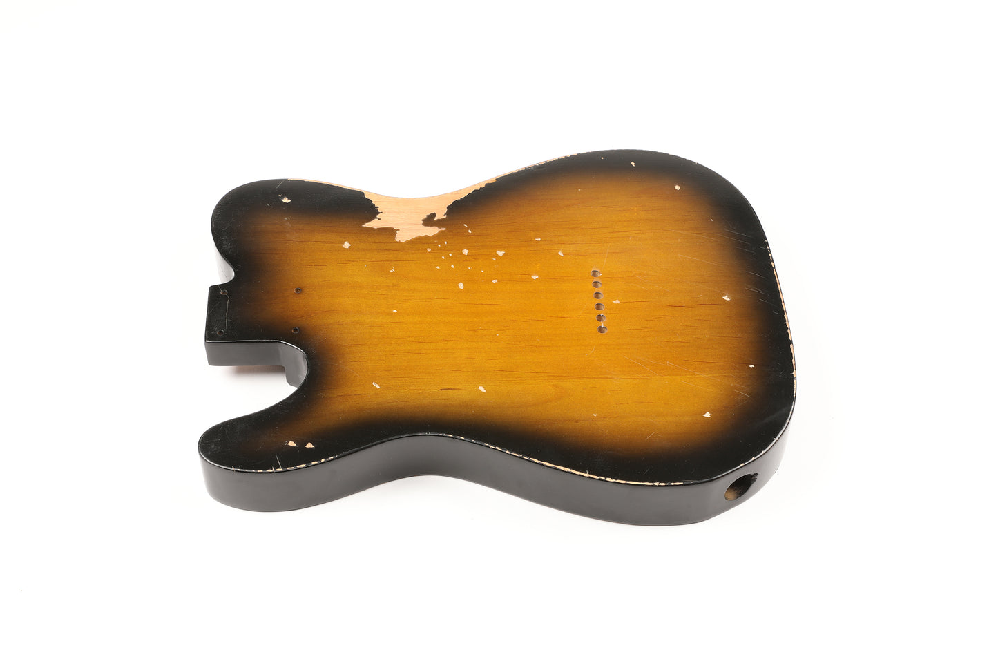 AE Guitars® T-Style Alder Replacement Guitar Body Relic Nitro Top Sunburst