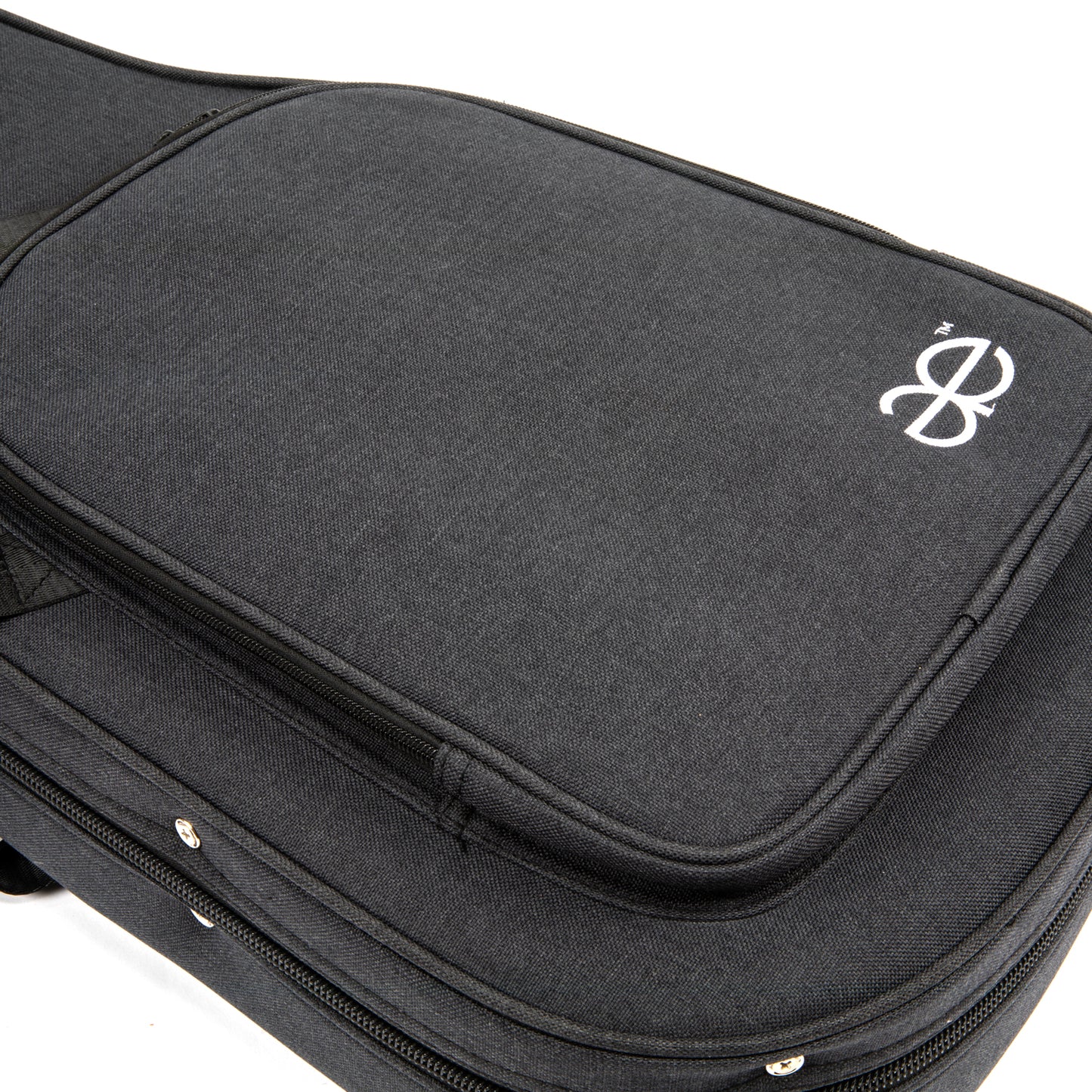 Allen Eden Deluxe Charcoal Gray Soft Padded Guitar Case For For Electric Guitar