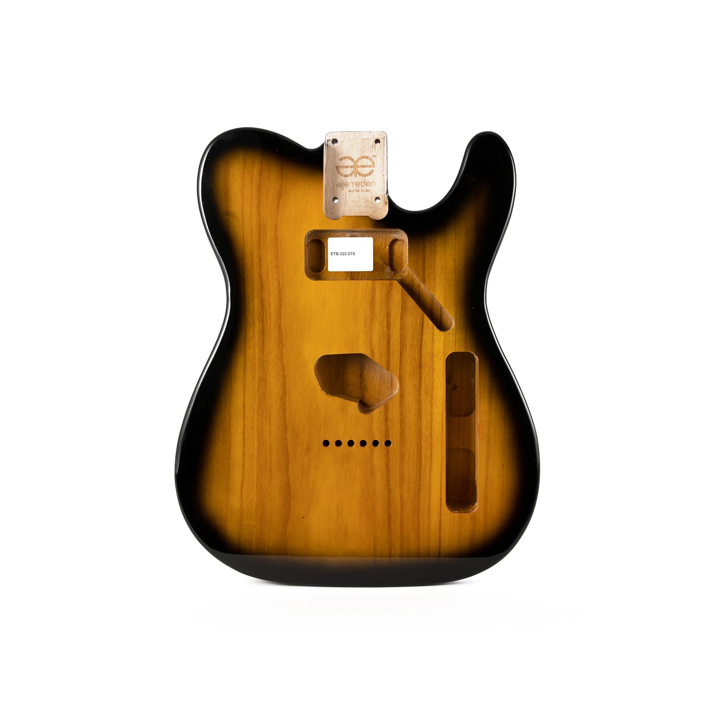 AE Guitars® T-Style Paulownia Replacement Guitar Body Sunburst