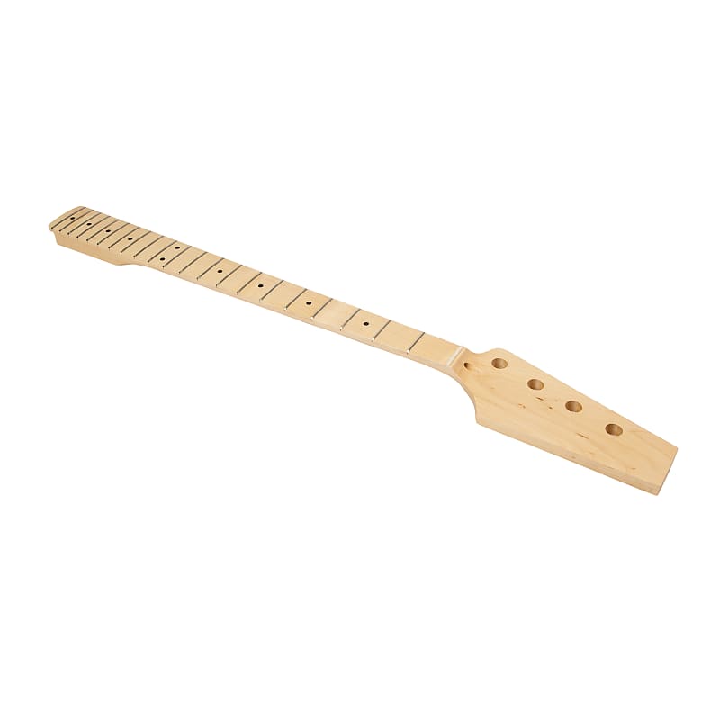 AE Guitars® Medium Scale Bass Neck Maple Fretboard